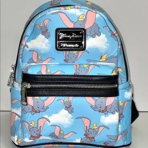 LOUNGEFLY DISNEY DISNEY PARKS DUMBO THE FLYING ELEPHANT MINI BACKPACK